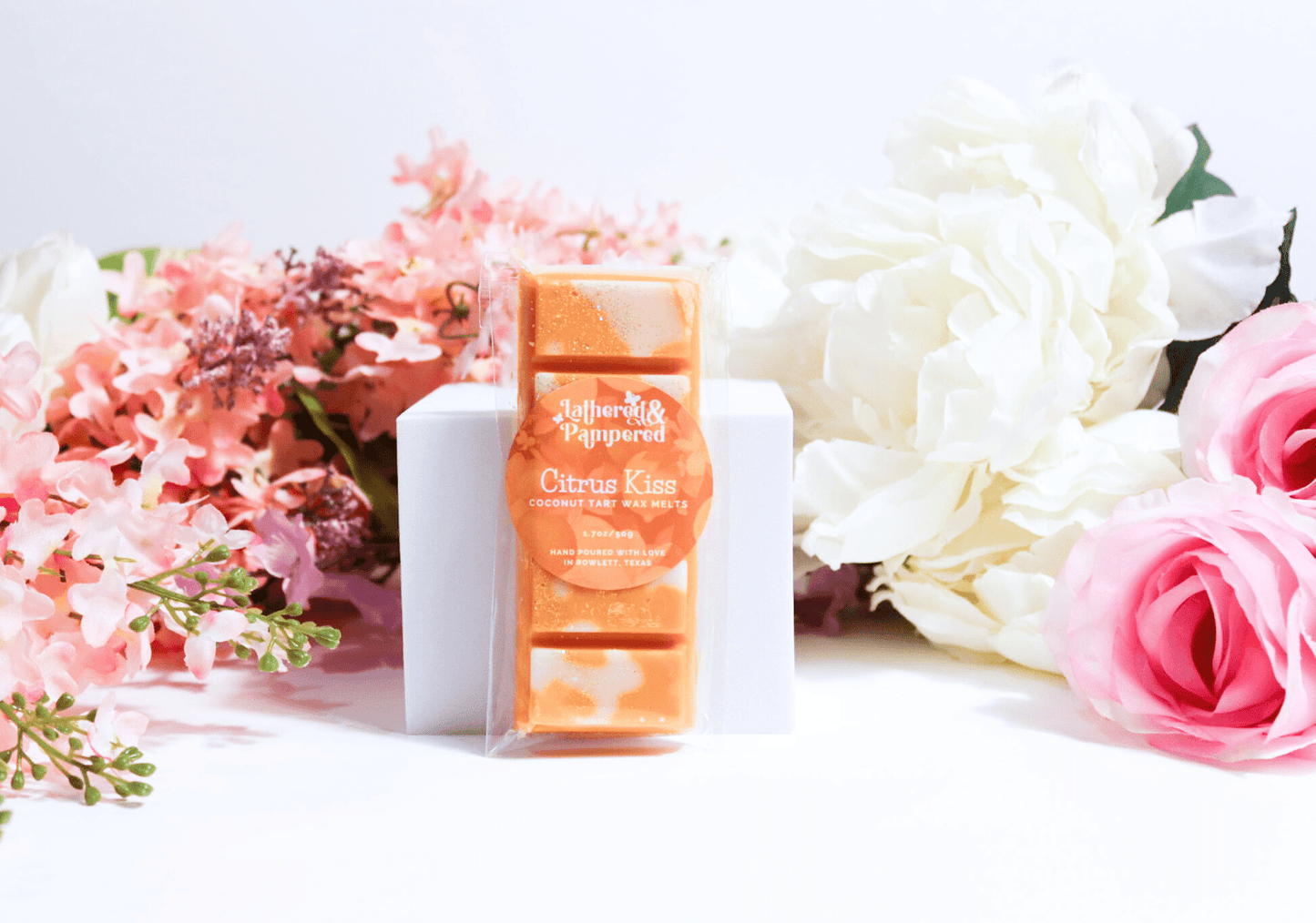 Citrus Kiss - Lathered & Pampered, LLC - Wax Melt