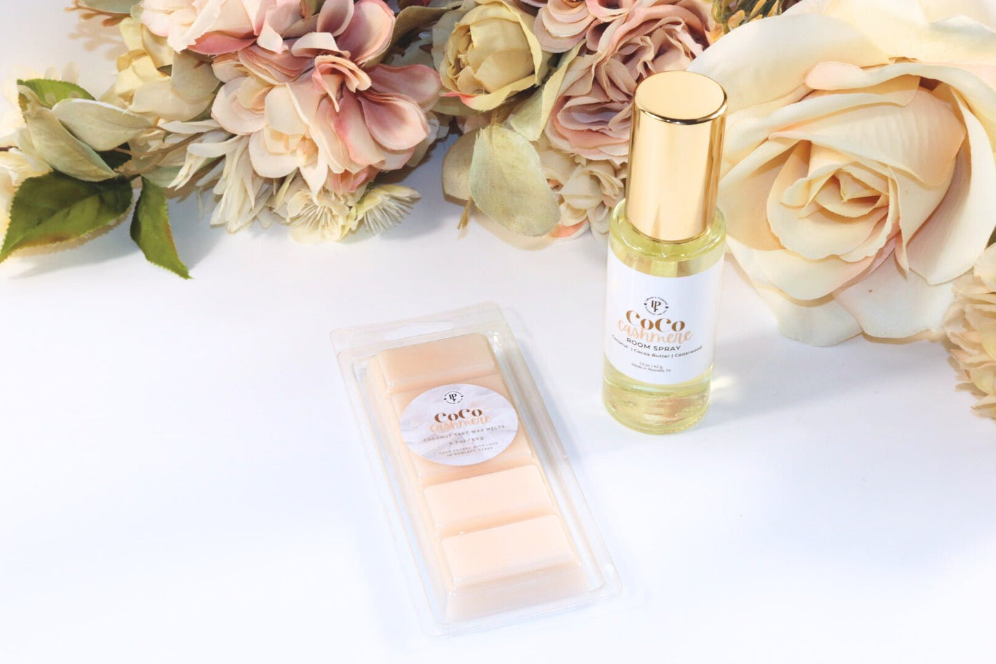 Coco Cashmere Room Spray & Wax Melt Gift Set - Lathered & Pampered, LLC - Room Spray & Wax Melt