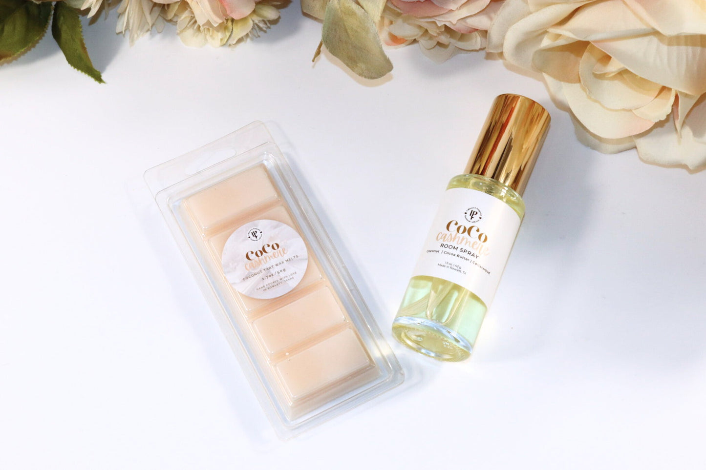 Coco Cashmere Room Spray & Wax Melt Gift Set - Lathered & Pampered, LLC - Room Spray & Wax Melt
