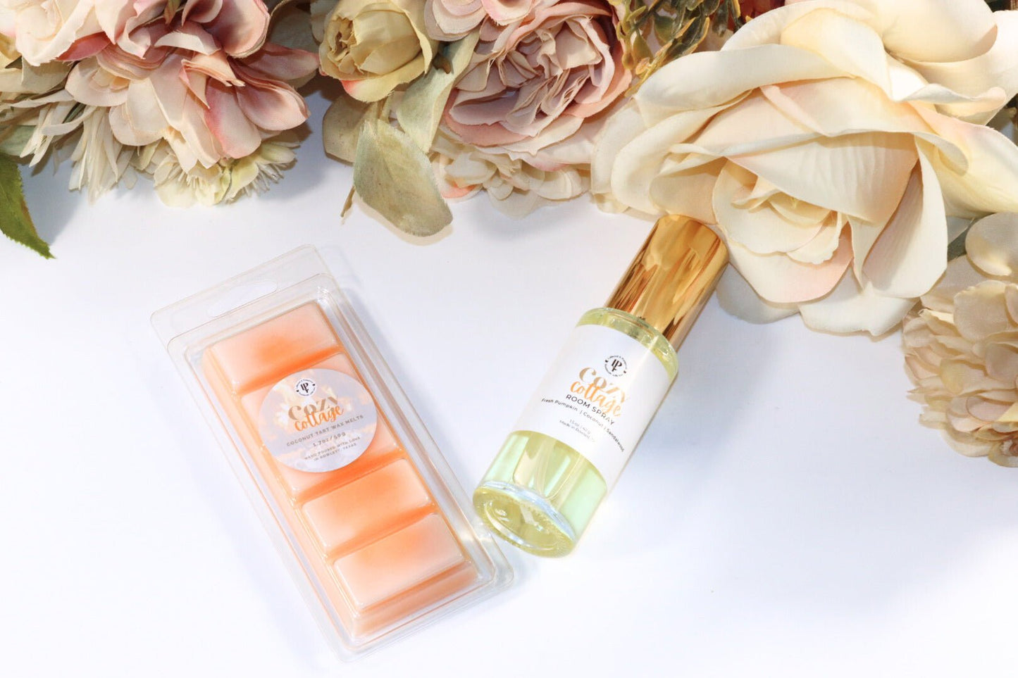 Cozy Cottage Room Spray & Wax Melt Gift Set - Lathered & Pampered, LLC - Room Spray & Wax Melt