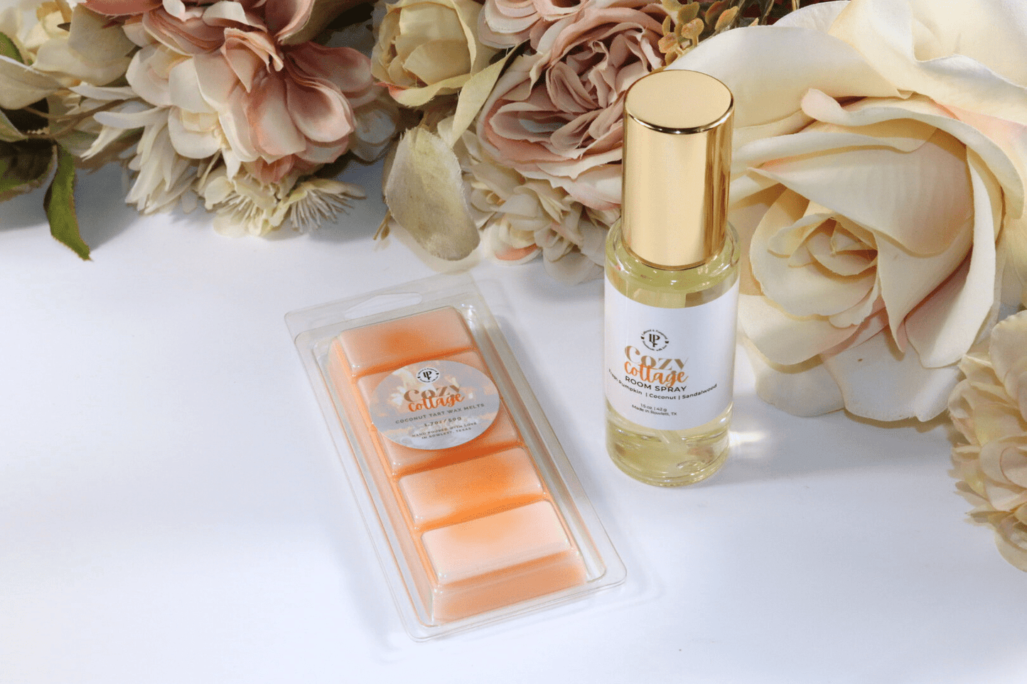 Cozy Cottage Room Spray & Wax Melt Gift Set - Lathered & Pampered, LLC - Room Spray & Wax Melt