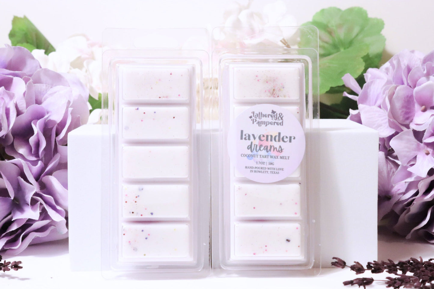 Lavender Dreams - Lathered & Pampered, LLC - Wax Melt