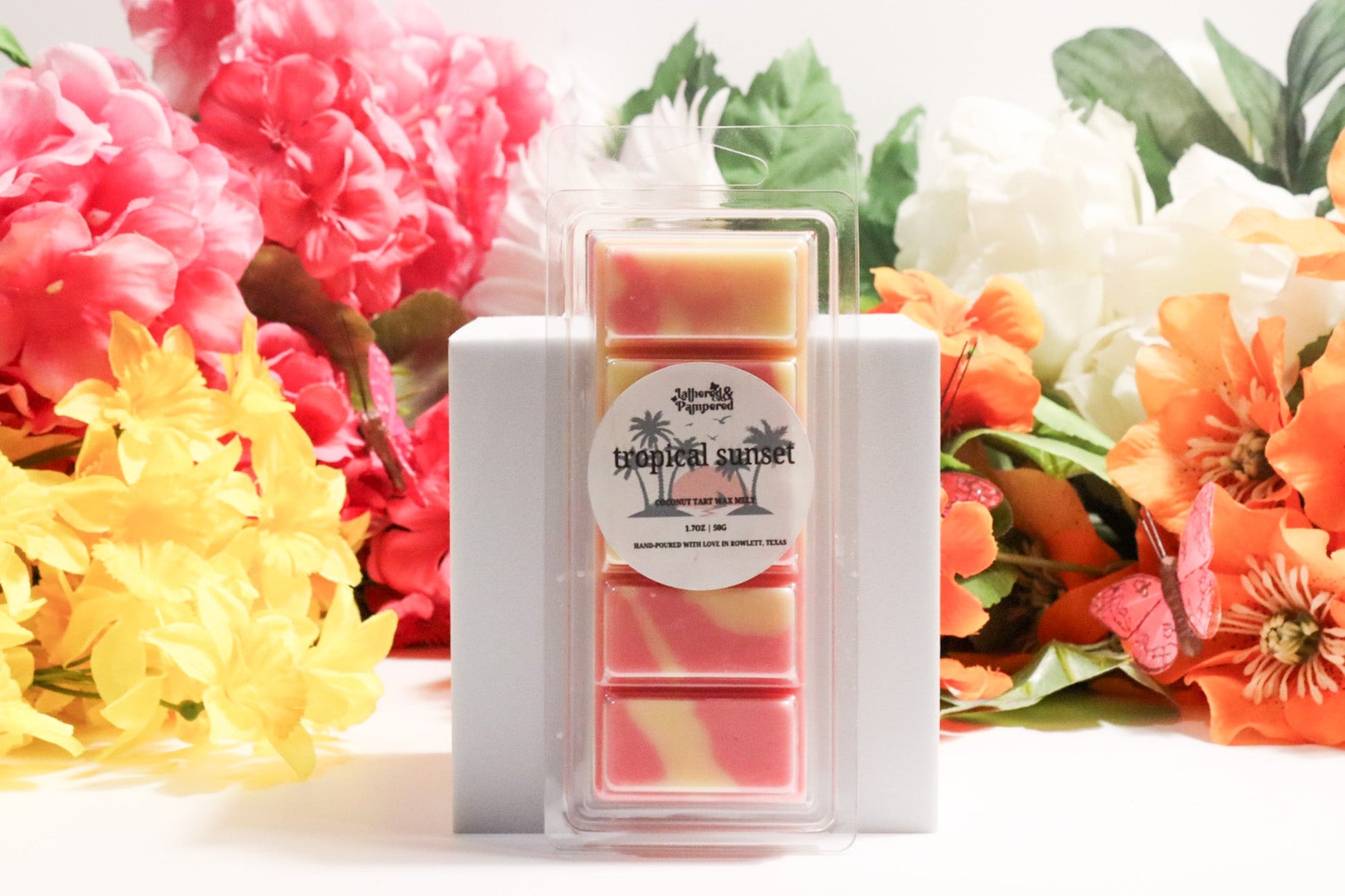 Tropical Sunset - Lathered & Pampered, LLC - Wax Melt